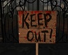 Keep Out & Enter Sign