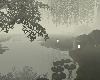 Spring misty Pond