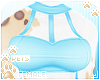 [Pets] Blue | crop top