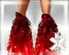!KK RED TOXIC RAVE BOOTS