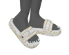 PW/White Sandals