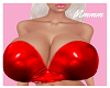!++A Red Bustier Leather