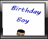 Birthday Boy head sign