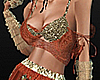 Gypsy Top Red Gold