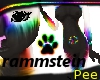 :3 Rammstein Rainbow fur