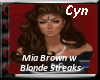 Mia BrownwBlonde Streaks