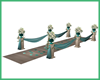 Teal Wedding Walk