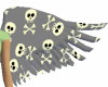 Gray skull wings