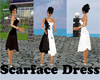 scarface dress b/w