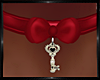 [A]Choker Key Pink