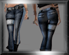 Lace Fabric Jeans