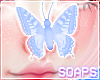 +Nose Butterfly Blue