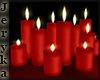 [JR] Floor Red Candles