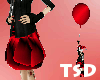 *BalloonBabe* red skirt