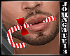 Candy Bow Cane in Mouth