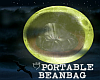 Portable beanbag