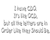 CDO err OCD