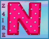N - Animated Letter Seat