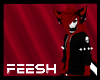 Furry Red Feesh Set