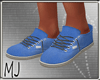 Spring sneakers blue
