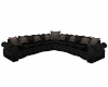 R~ Black Corner Couch
