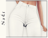 S| Halle Jeans White 'L'
