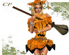 *cp*Witch Ful Fit +Broom
