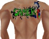 Gamer back tat