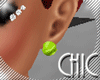 CHIC* LIME PEARL EARRING