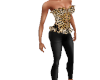 leopard Corset fit