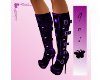 *Joi* Belted Boots purp