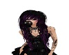 Black and Violet hair