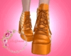 D Pumpkin scarecrow shoe