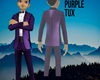 purple tux