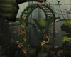 jungle arch with vines