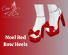 Noel Red Bow Heels