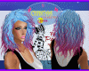 ch)unruly blue&pink hair
