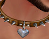 Brown Heart Collar