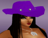purple cowgirl hat