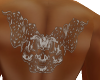 mens  back skull tat 