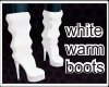 White warm boots