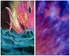 Space skies Backgrounds
