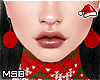 B | Xmas Red Earrings