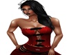 Kathy Red & Blk Corset