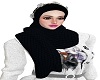 MY Flower Black Hijab
