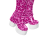 Custom cheetah boots
