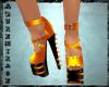 ^AZ^Spiked Heels-Orange