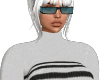 Turtle neck striped