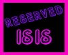 Reserved Sign Isis