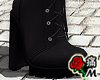 蝶 Lace Boots Black